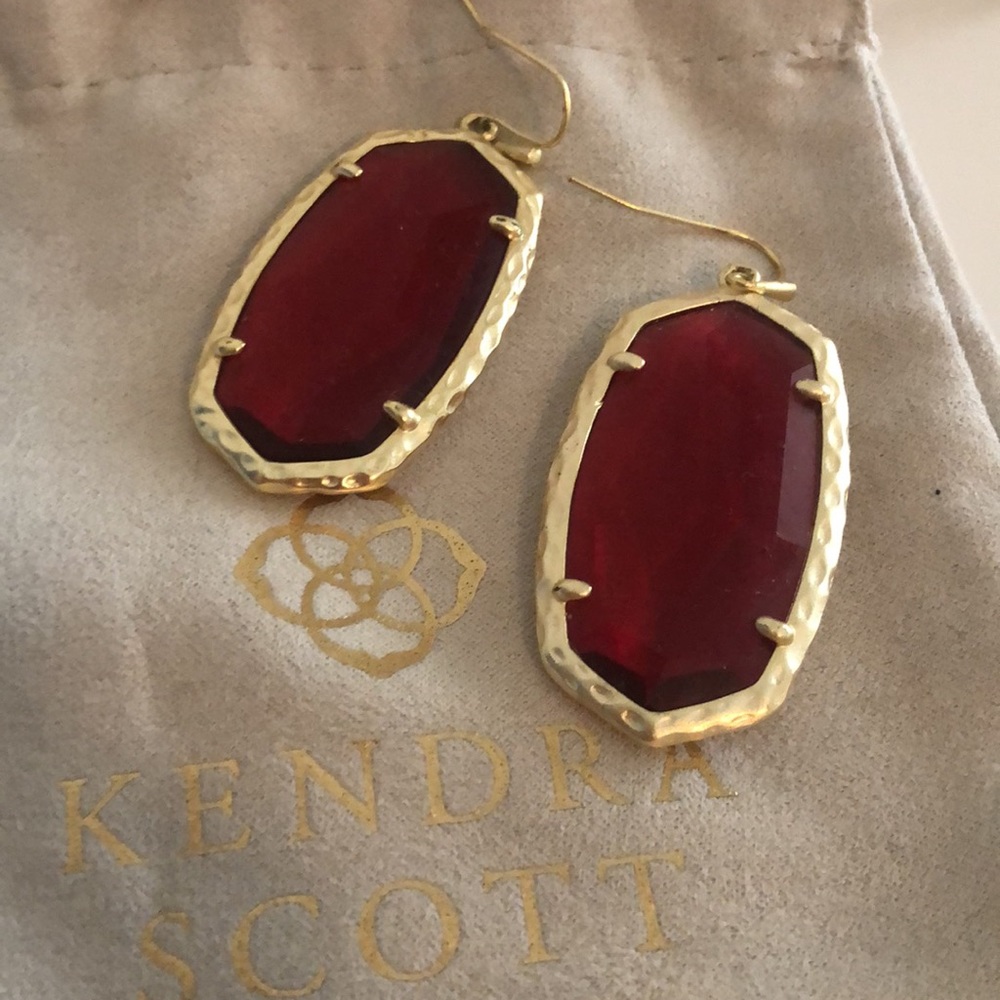 Kendra Scott Elle Drop Earrings - Ruby - image 2